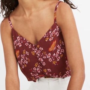 NWOT Madewell Butterfly Sanctuary Button-Down Cami